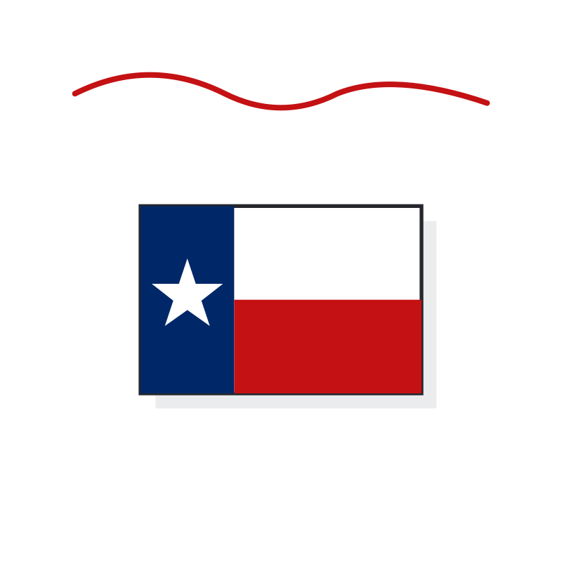 image of texas flag for blog article texas lien waiver.
