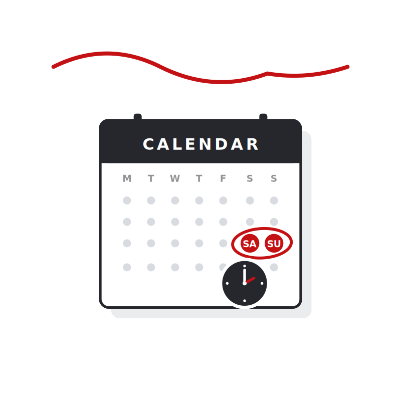 Weekend and holiday notary appointment blog article image.