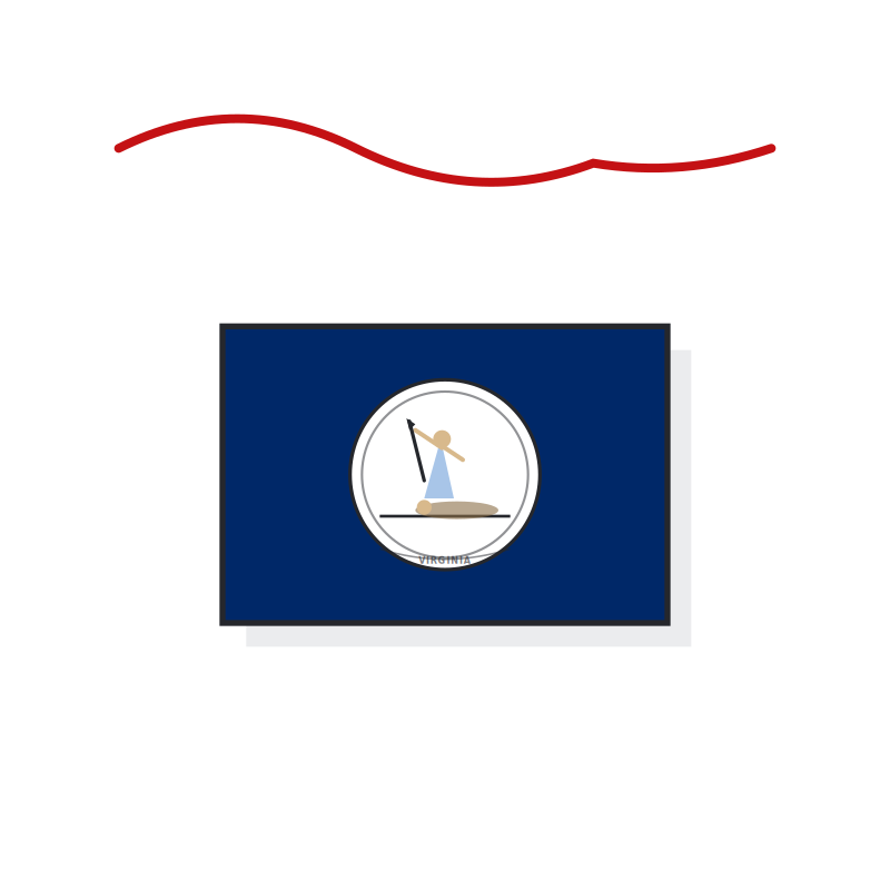 blog thumbnail of virginia flag