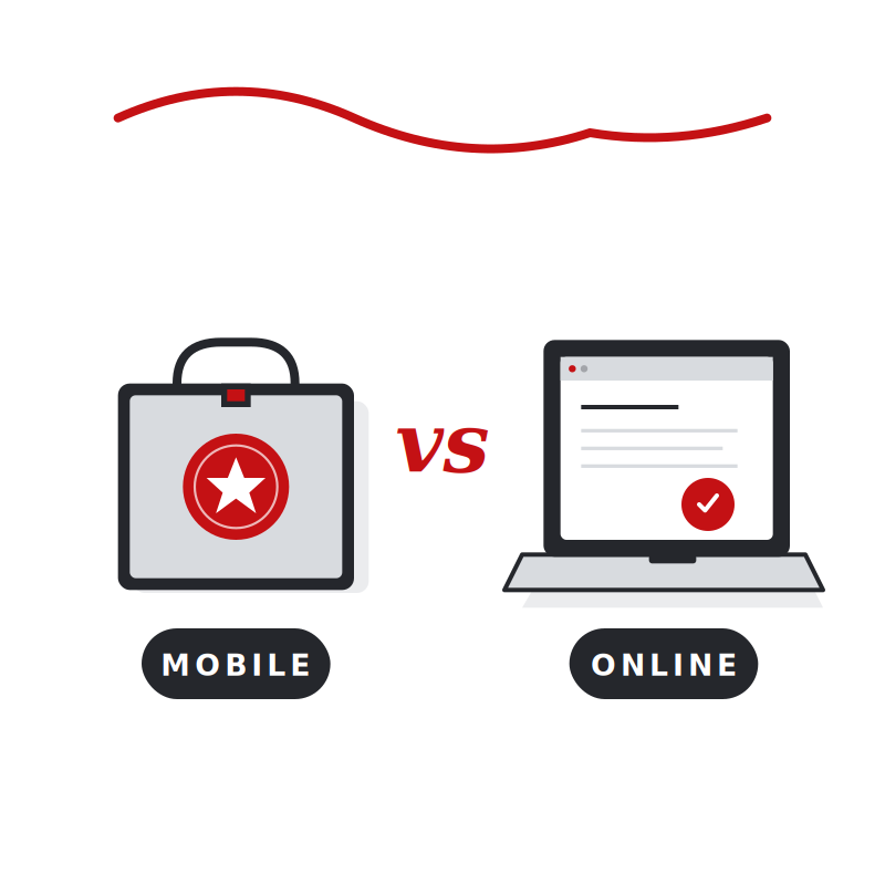 Mobile vs Online Notary service blog thumbnail